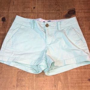 Mint green old navy chino shorts